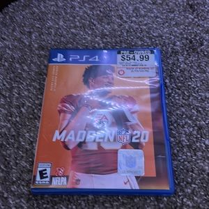 Madden 20 pre-owned Ps4 game